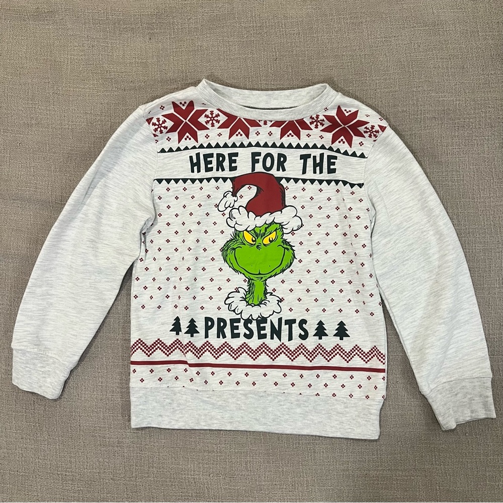 Here for the Presents Grinch Sweatshirt